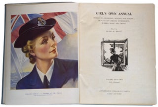 Item #11218 Girl's Own Annual. Stories of Adventure, Mystery and School; Articles on Careers,...