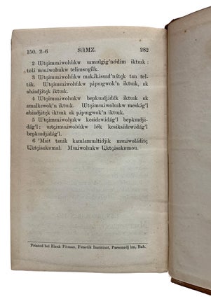 [The Book of Samz] AE Buk ov Samz. In Mikmak.