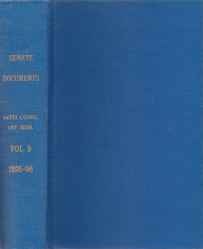 Item #12733 Reports of Agents, Officers, and Persons, acting under the authority of the secretary of the treasury, in relation to the Condition of Seal Life on the Rookeries of the Pribilof Islands, and to Pelagic Sealing in Bering Sea and the North Pacific Ocean, in The Years 1893-1895. In Two Parts, Part 1 & II. [With maps and illustrations. Results of investigations under the direction of the U.S. Commissioner of Fish and Fisheries]. UNITED STATES. Senate.