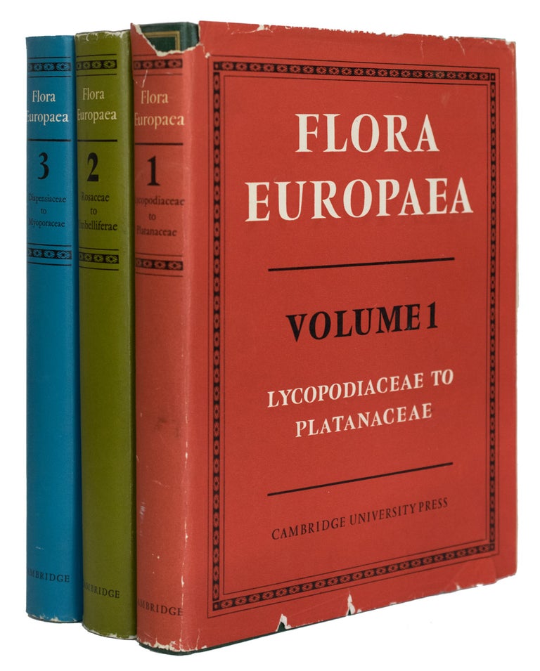 Item #14449 Flora Europaea. Volume I: Lycopiaceae to Platanaceae. Volume 2: Rosaceae to Umbelliferae. Volume 3: Diapensiaceae to Myoporaceae. T. G. TUTIN, V H. Heywood.
