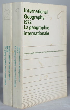 Item #16514 International Geography, 1972. La geographie internationale. Papers submitted to the...