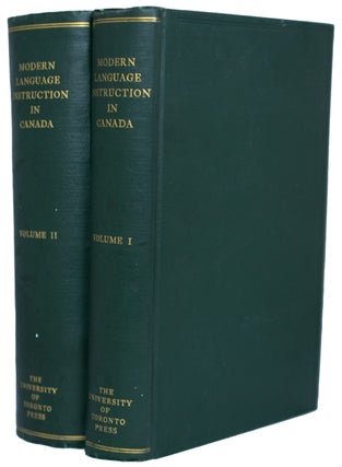Item #16527 Modern Language Instruction in Canada. Publications of the American and Canadian...