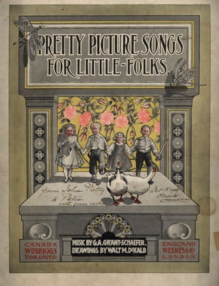 Item #23721 Pretty Picture Songs for Little-Folks. Contents. The Sad, Sad Story of the Boy Who...