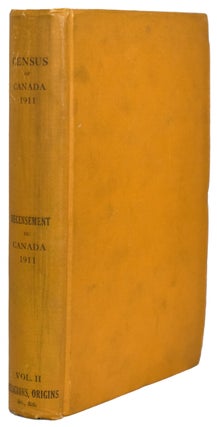 Item #25398 Fifth Census Of Canada 1911. Religions, Origins, Birthplace, Citizenship, Literacy...