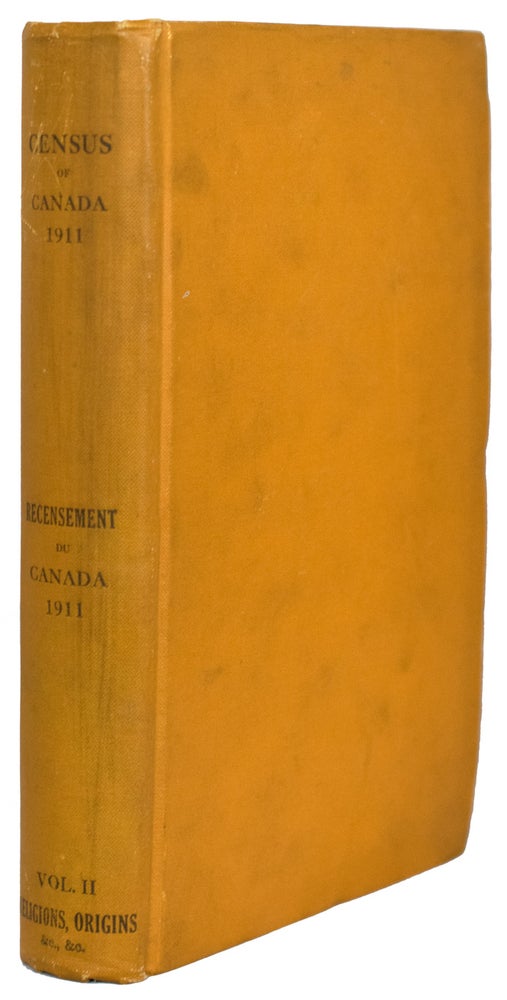 Item #25398 Fifth Census Of Canada 1911. Religions, Origins, Birthplace, Citizenship, Literacy And Infirmities, By Provinces, Districts And Sub-Districts. Volume II. ANONYMOUS.