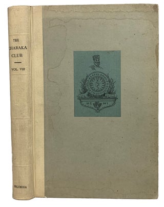 Item #25884 The Proceedings of the Charaka Club. Volume VIII. Robert Tait McKENZIE