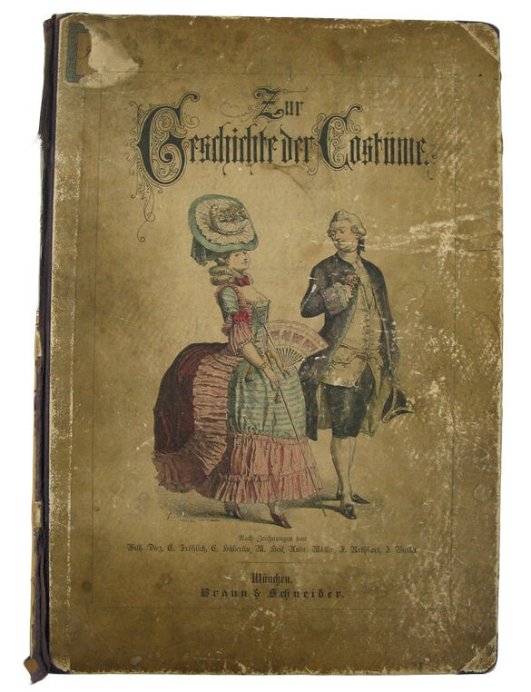 Item #26826 Zur Geschichte der Costume. Vol. 2 (of 3). W. DIEZ, C. Froelich, illustrators.