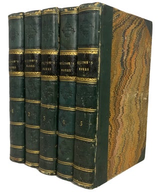 Item #28225 The Poetical Works of John Milton. Edited by Sir Egerton Brydges, with Imaginative...