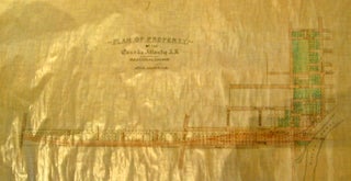 Item #30188 Plan of Property. -of the Canada Atlantic R.R. and Promoters Thereof. Scale 200 feet...