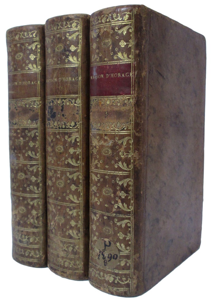 Item #30421 Decouverte de la Maison de Campagne d'Horace. (In Three Volumes). Bertrand CAPMARTIN DE CHAUPY.