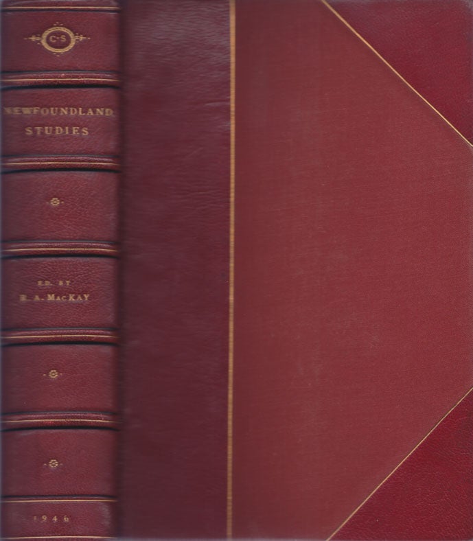 Item #31752 Newfoundland. Economic, Diplomatic andStrategic Studies. With a foreword by Sir Campbell Stuart. R. A. MacKAY.