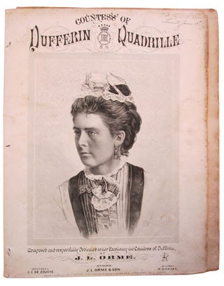 Item #34172 Countess of Dufferin Quadrilles. Composed and respectively Dedicated to her...
