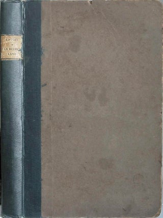 Item #34267 Sketch of the History of Van Dieman's Land, illustrated by a map of the Island, and...