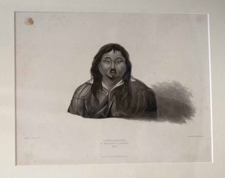 Item #34590 Takkeelikkeeta, An Esqkimaux of Igloolik, 1823. Drawn by Captn Lyon, R.N., Engraved by Edwd Finden. Captain G. F. PARRY. LYON, Print.