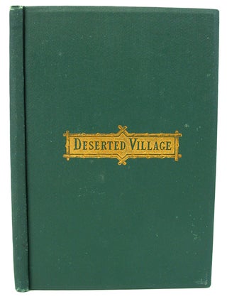 Item #34825 The Deserted Village. Illustrated withDesigns by Hammatt Billings. Oliver GOLDSMITH