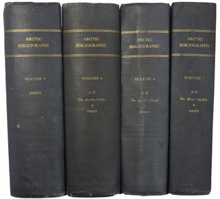 Item #36628 ARCTIC Bibliography. Volume 4. Prepared for and in cooperation with The Department of...