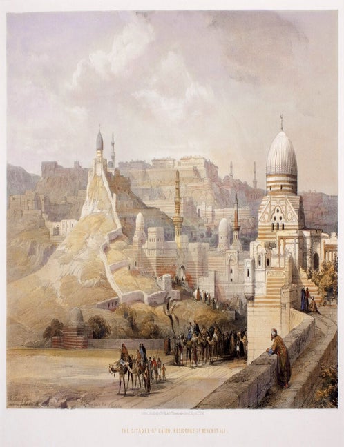 Item #36718 The Citadel of Cairo - Residence of Mehemit Ali. David ROBERTS.