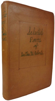 Item #37180 Selected Poems of Sir Charles G.D. Roberts. Sir Charles G. D. ROBERTS