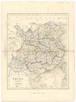 China Proper. Drawn & Engraved by J. Archer. MAP. - TALLIS.