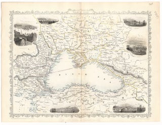 Item #37327 Black Sea. The Illustrations Drawn & Engraved by H. Winkles. MAP. - TALLIS