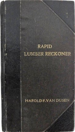 Item #37462 Rapid Lumber Reckoner, with cut index. Pocket Edition. Ready Reckoner