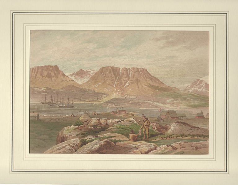 Item #37523 [From]. Shores of The Polar Sea. A Narrative of The Arctic Expedition of 1875-6. Illustrated by Sixteen Chromo-lithographs and numerous Engravings. Edward L. - Sixteen Chromolitho Plates MOSS.