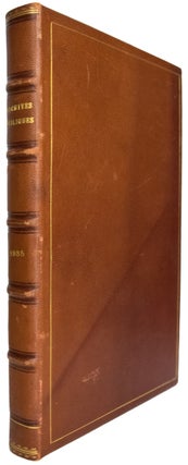 Item #37850 Rapport surs les Archives Publiques Pour L'Annee 1935. James F. KENNEY