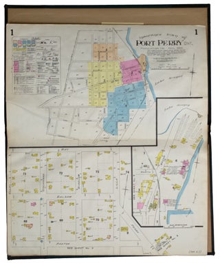 Item #37962 Insurance Plan of the Town of] Port Perry, Ont. Population 1151. Nov. 1923. Ontario....