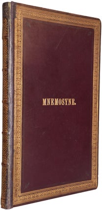 Item #38186 Mnemosyne. [Bound with]. The World's Young Days. A Legend of the Caucasus. [Bound...
