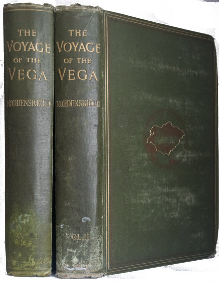 Item #38393 The Voyage of the Vega Round Asia and Europe. With a Historical Review of Previous Journeys Along the North Coast of the Old World. Translated by Alexander Leslie. A. E. NORDENSKIOLD.