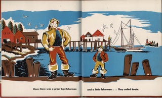 Item #38524 The Little Fisherman. A Fish Story Told by. With Illustrations by Dahlov Jpcar....
