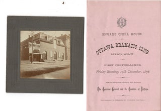 Item #39379 Gowan's Opera House. Ottawa Dramatic Club. Season 1876-77. First Performance, Friday...