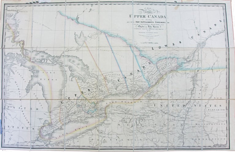 Item #39660 A Map of the Province of Upper Canada, describing all the New Settlements, Townships, &c, with the Countries Adjacent from Quebec to Lake Huron. Compiled from the Original Documents in the Surveyor General's Office. James WYLD.