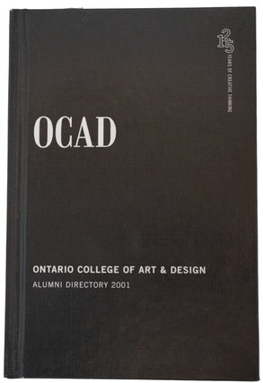 Item #39877 OCAD. Ontario College of Art & Design. Alumni Directory 2001. ANONYMOUS