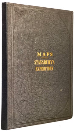 Item #40194 Maps. Stansbury's Expedition. (Cover Title). [Map One]: Map of the Great Salt Lake...