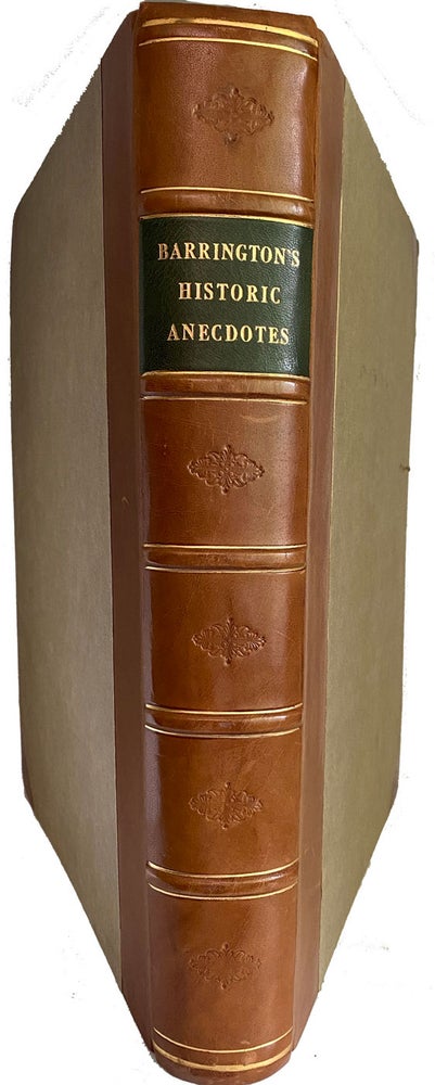 Item #40213 Historic Anecdotes and Secret Memoirs of the Legislative Union, between Great Britain and Ireland. Sir Jonah BARRINGTON.