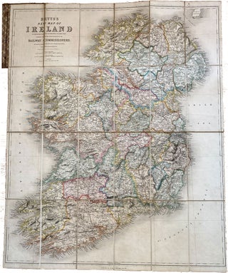 Item #40226 Bett's New Map of Ireland accurately reduced from the Beautiful Six Sheet Map...