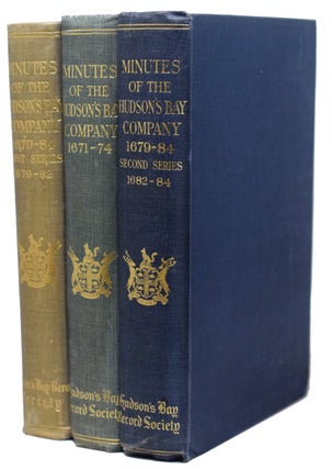 Item #40375 Minutes of the Hudson's Bay Company, 1671-1674. With: Minutes of the Hudson's Bay...