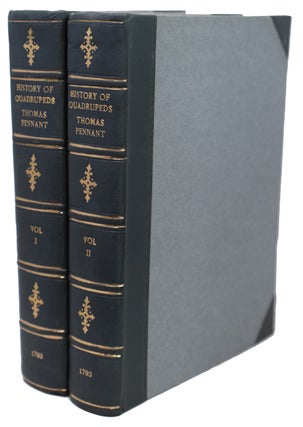 Item #40387 The History of the Quadrupeds. In Two Volumes. Thomas PENNANT