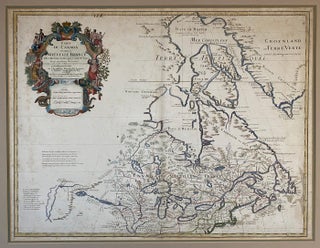 Carte du Canada au de la Nouvelle France et des Decouvertes qui y ont ‚t‚ faites. Guillaum MAP De L'ISLE, Buache.