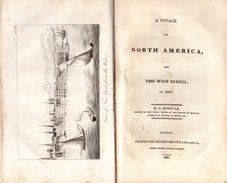 Item #40630 A Voyage to North America, and the West Indies, in 1817. MONTULE, douard de