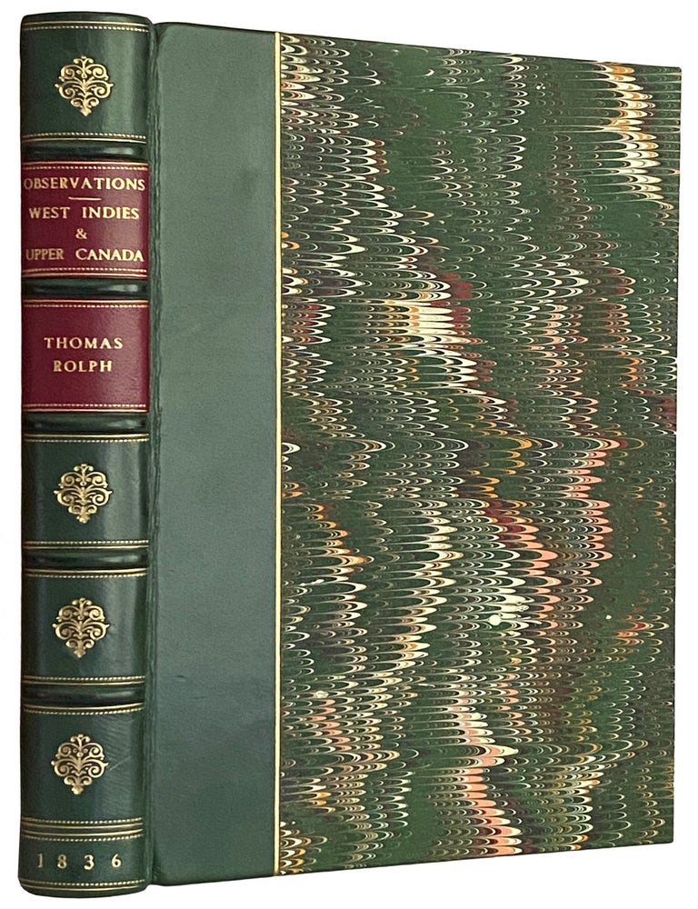 Item #40635 A Brief Account, together with Observations, made during a Visit in the West Indies, and a Tour through the United States of America in parts of the Years 1832-3; together with a Statistical Account of Upper Canada. Dr. Thomas ROLPH.