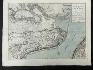 Plan of the City and Environs of Quebec, with It Siege and Blockade, by The Americans. from the. William - MAP. - FADEN.