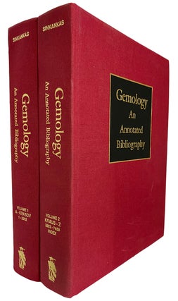 Item #41052 Gemology. An Annotated Bibliography. John SINKANKAS