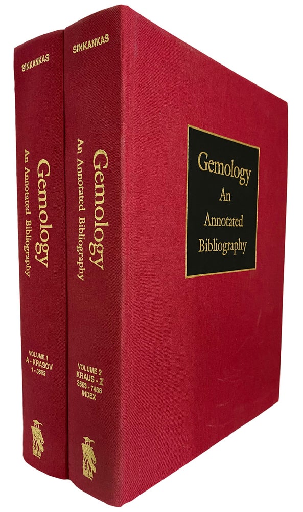 Item #41052 Gemology. An Annotated Bibliography. John SINKANKAS.