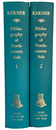 Item #41105 Northeastern Asia. A Selected Bibliography Contributions to the Bibliography of the...