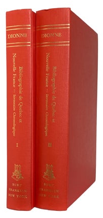 Item #41168 Inventaire Chronologique des Livres, Brochures, Journaux et Revues. Publies enlangue...
