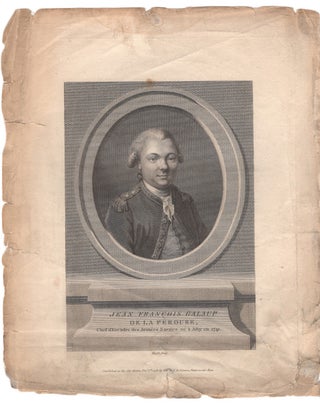 Item #41171 Engraved Portrait for Voyage Autour du Monde... Vol. 1. LA PEROUSE, J F. de G