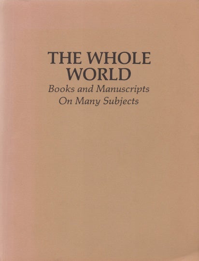 Item #41273 Catalogue 128. The Whole World. Books and Manuscripts on many Subjects. John H. JENKINS.