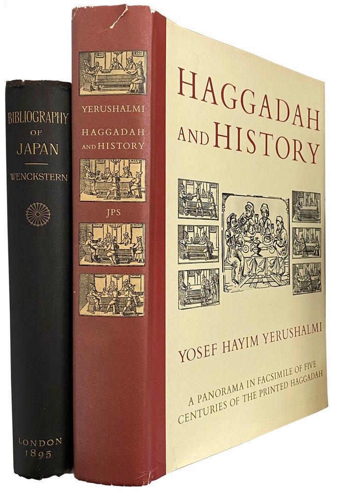 Item #41304 Haggadah and History. A Panorama in Facsimile of Five Centuries of the Printed Haggadah from the Collections of Harvard University and the Jewish Theological Seminary of America. Yosef Hayim YERUSHALMI.